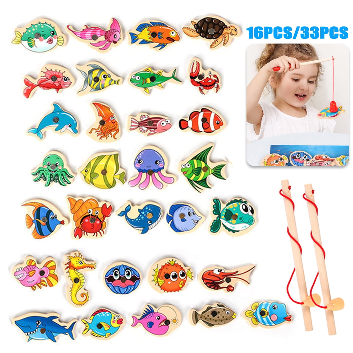 Pluokvzr 33/16pcs Wooden Magnetic Fishing Game Toys Set with Fish Rod Parent-child Interactive Early Educational Toy for Kids Toddlers Christmas Gift 1 Pluokvzr 33 16pcs Wooden Magnetic Fishing Game Toys Set with Fish Rod Parent child Interactive Early Educational Toy for Kids Toddlers Christmas Gift 8c377631 bef2 4e6d b5ba 27ef4ce67060.1a99460ab81e547a7bbea92cc8b2b2ba - miniminikids.co.uk